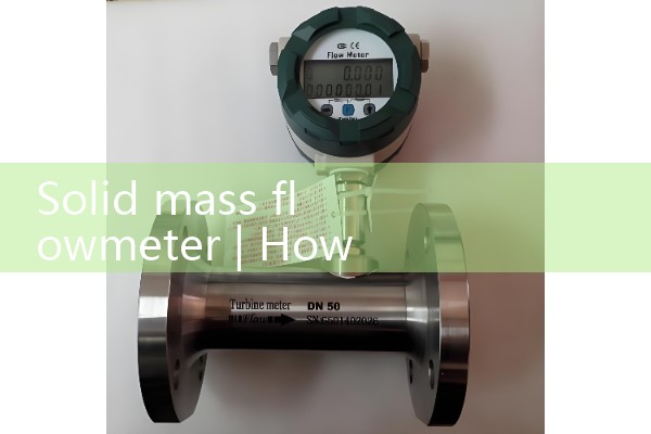 Solid mass flowmeter