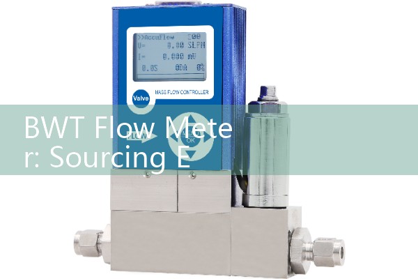BWT Flow Meter: Sourcing European Under-Sink Water Filter Totalizer Spools