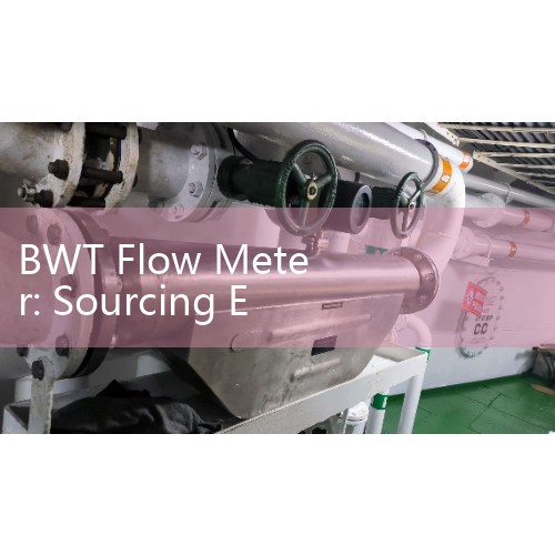 BWT Flow Meter: Sourcing European Under-Sink Water Filter Totalizer Spools