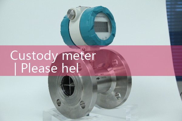 custody meter|magnetic flow meter